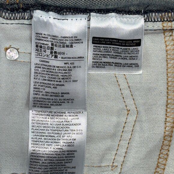 Levi's Men's 511 Slim Fit Jeans 34x32 Straight Medium Wash - Picture 9 of 9